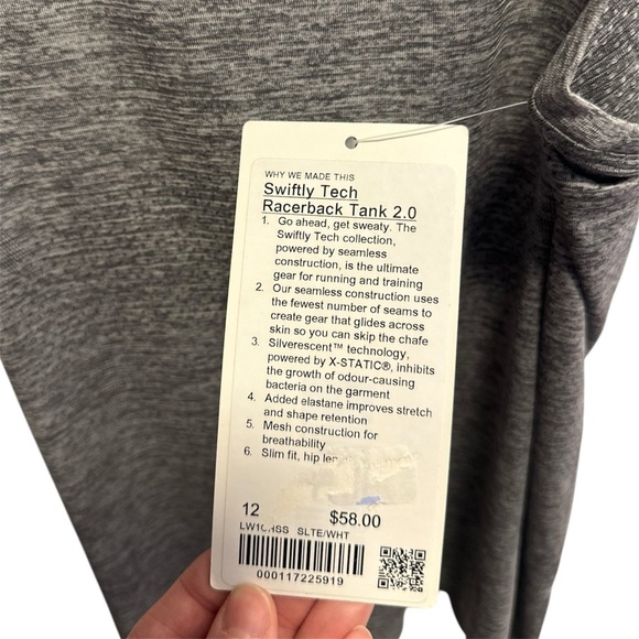 NWT LULULEMON Swiftly Tech Racerback Tank 2.0 - Picture 4 of 4